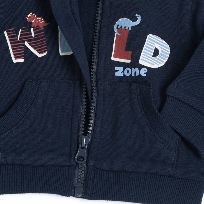 Boys Printed Cotton Fleece Sweatshirt