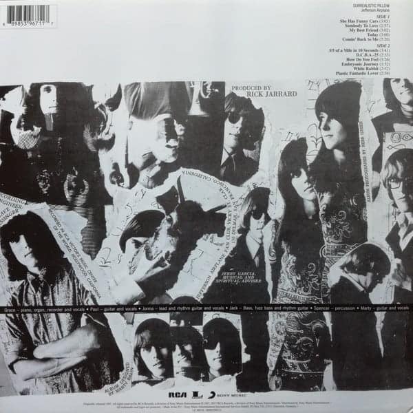 Jefferson-Airplane-Surrealistic-Pillow-vinyl-record-album-back