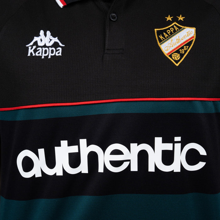 Polera Kappa Men Authentic Green Black Gold Red