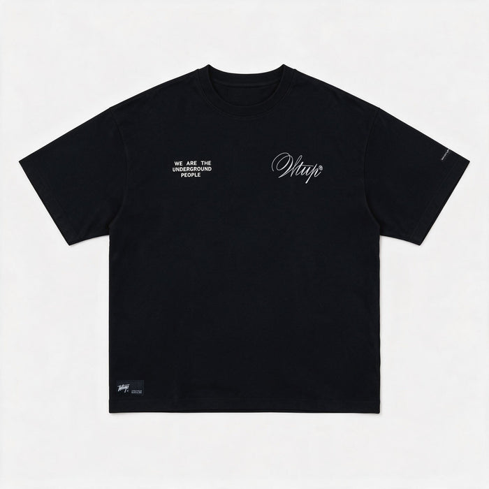 Polera WhatUp Men Oversize Creatives From The Under Black