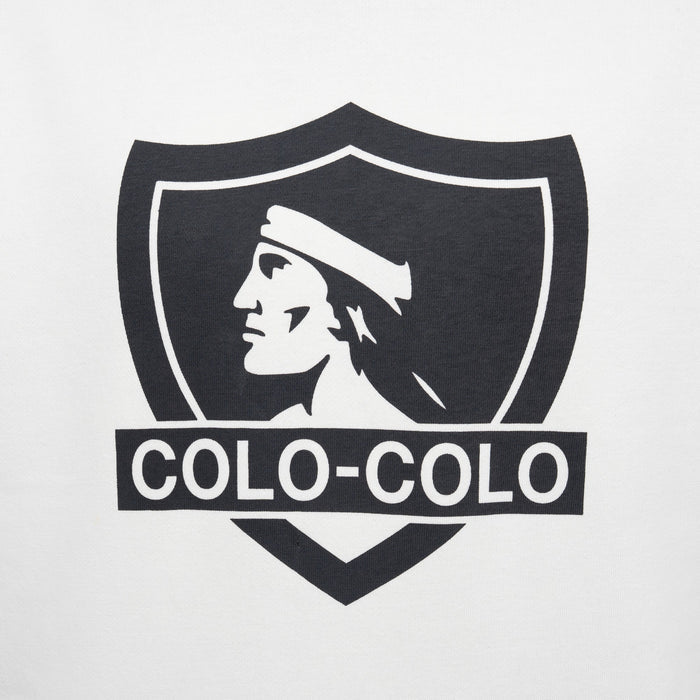 Polerón Colo-Colo Urbano Hoodie Escudo Beige
