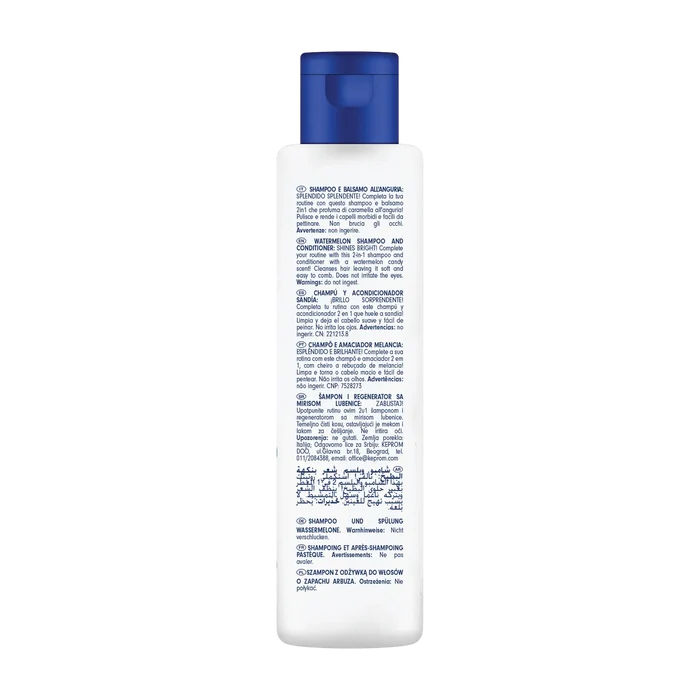 POP Watermelon Splash 2 in 1 Shampoo & Conditioner 250 ml (6 Years+)