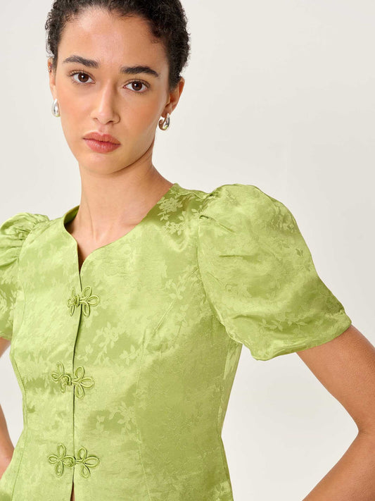 Lorelai Blouse in Lima Bean