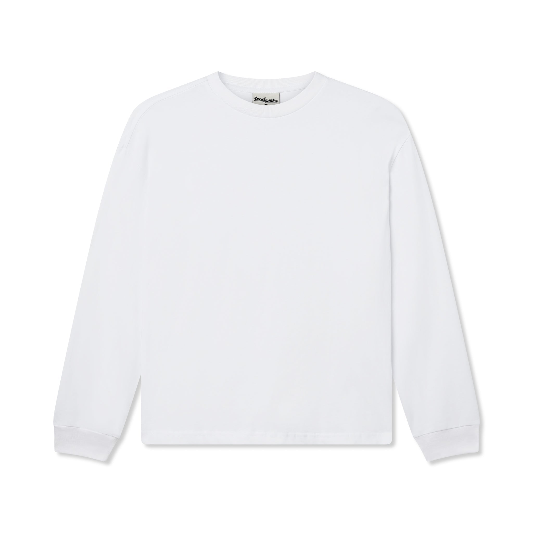 300 GSM 'White' Long Sleeve Tee