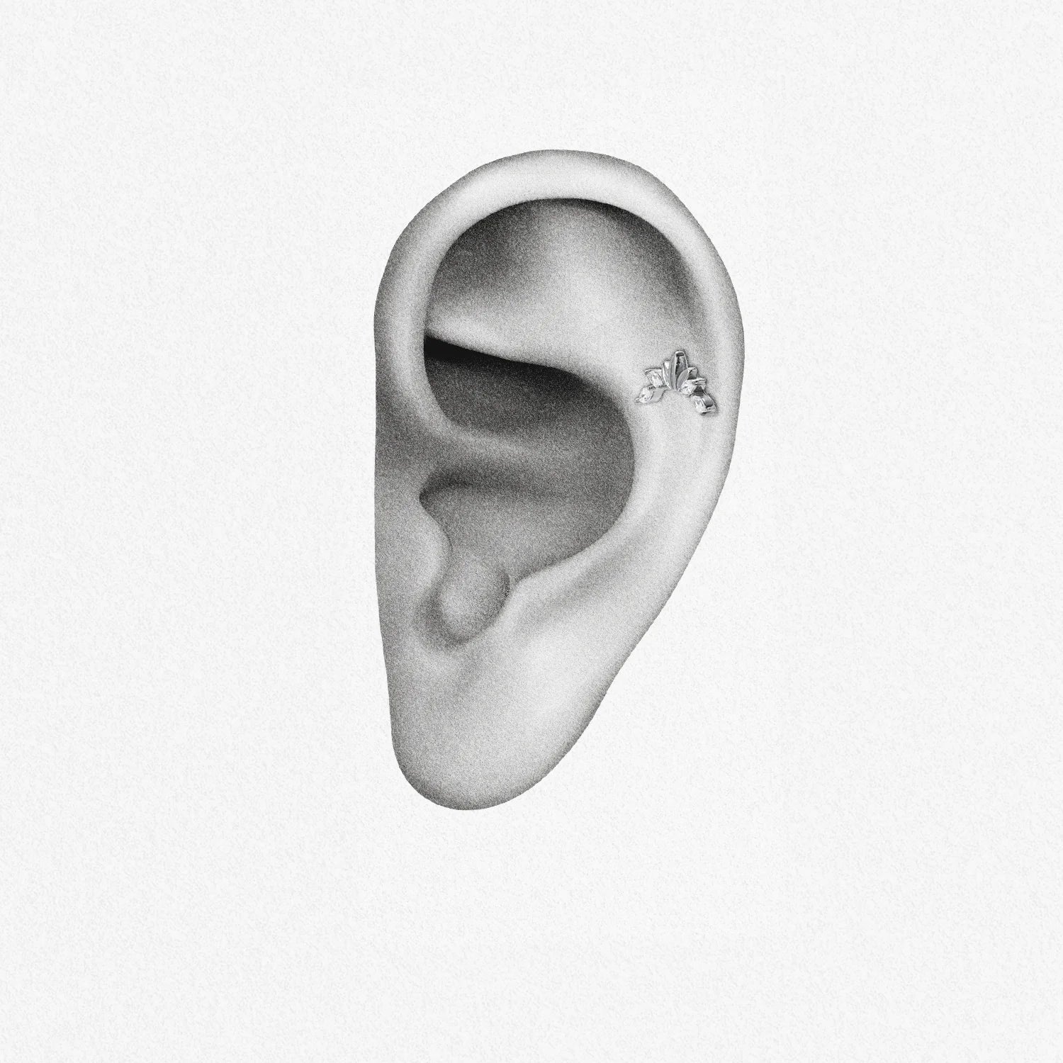 REGAL BLOSSOM FLAT BACK STUD