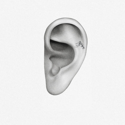 REGAL BLOSSOM FLAT BACK STUD