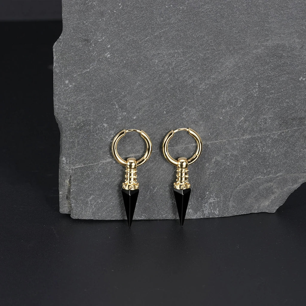 RIVET PRISM EARRINGS
