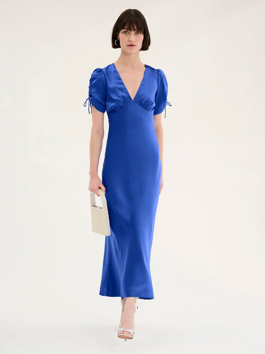 Jemima Dress in Cobalt