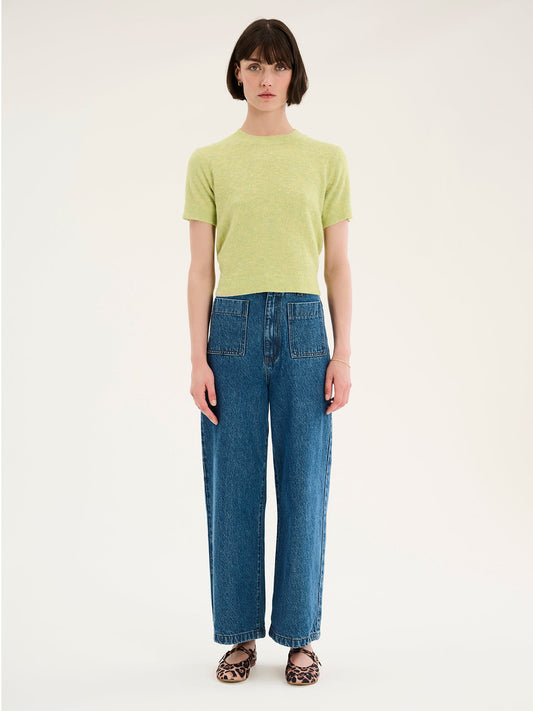 Lexi Fluffy Jumper in Green