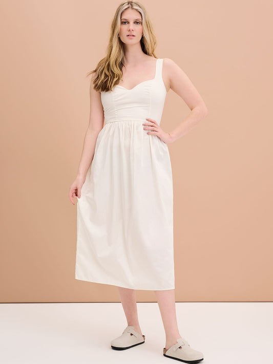 Winslow Midi Dress in Cream
