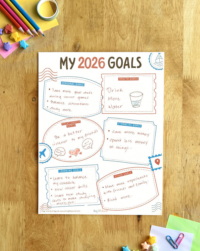 2026 Goal-Setting Kit PDF (Ages 12+)
