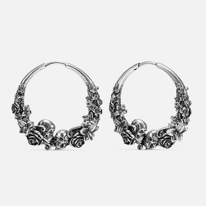 SKULL BLOSSOM EARRINGS