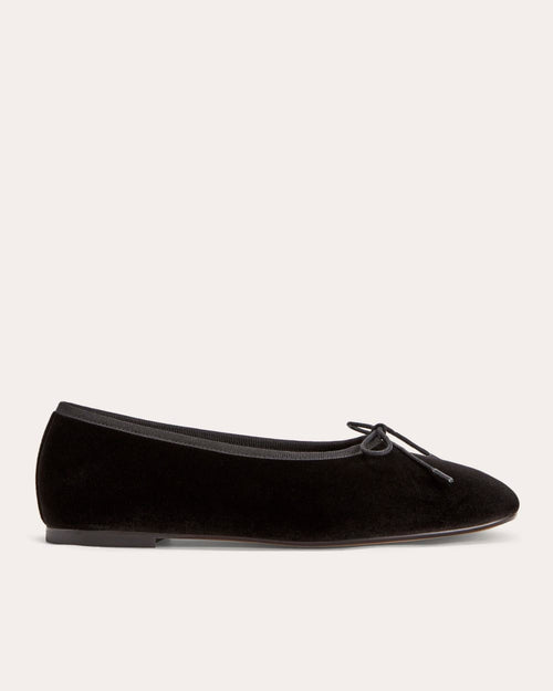 The Day Ballet Flat | Black Velvet