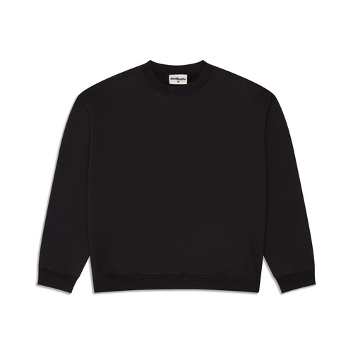 350 GSM 'Black' Fleece Crewneck