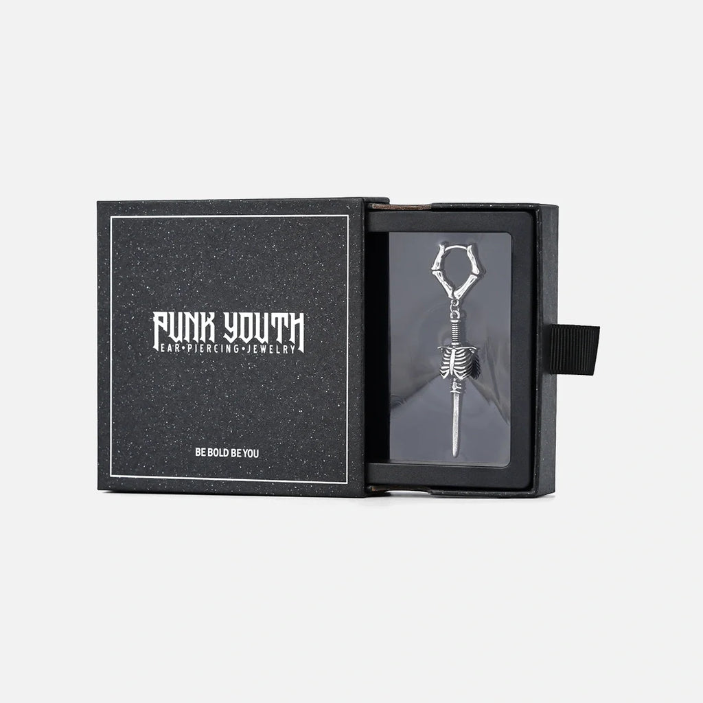 RIBCAGE BLADE EARRINGS