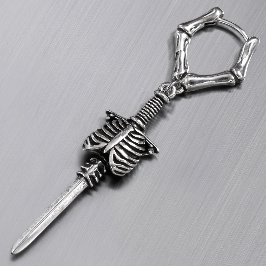 RIBCAGE BLADE EARRINGS