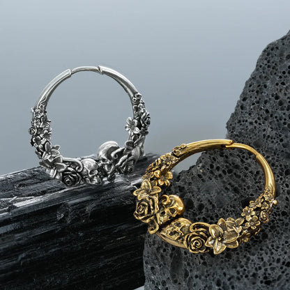 SKULL BLOSSOM EARRINGS
