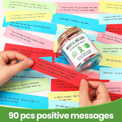 90 Mental Health Affirmation Messages Jar 🇨🇳