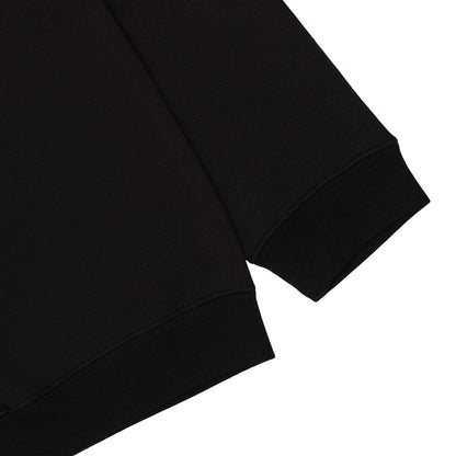 350 GSM 'Black' Fleece Crewneck
