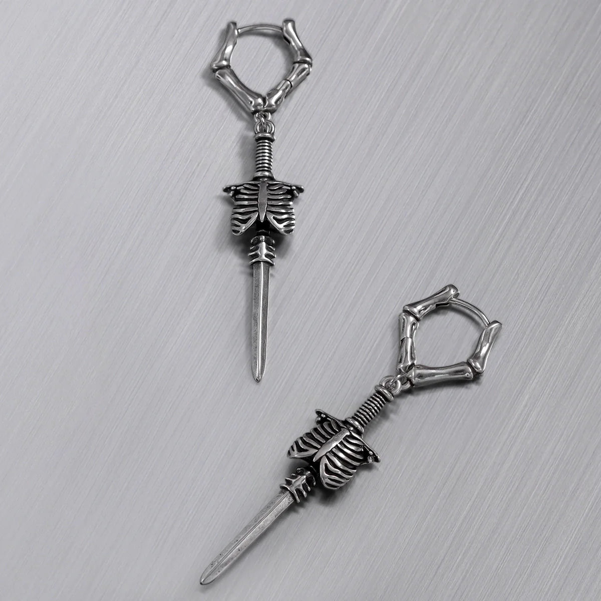 RIBCAGE BLADE EARRINGS
