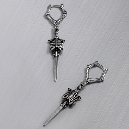 RIBCAGE BLADE EARRINGS