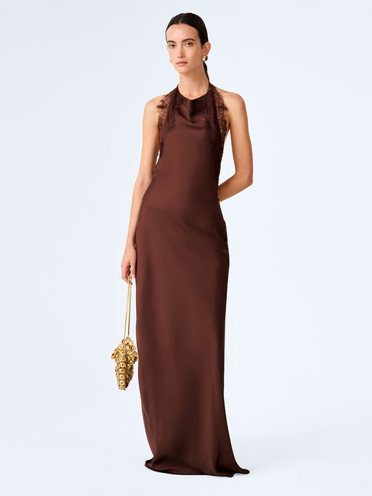Benita Dress in Chocolate