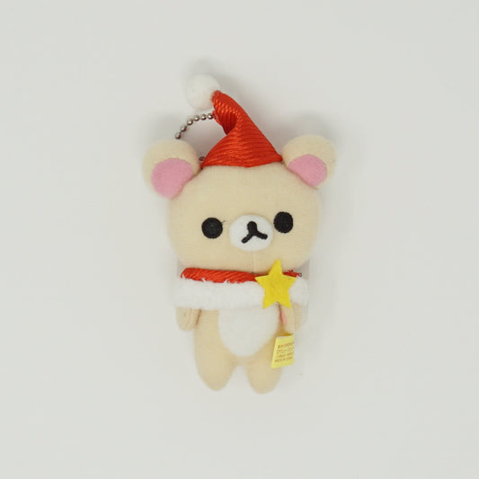 2011 Santa Outfit with Star Korilakkuma  Plush Keychain - Christmas Rilakkuma