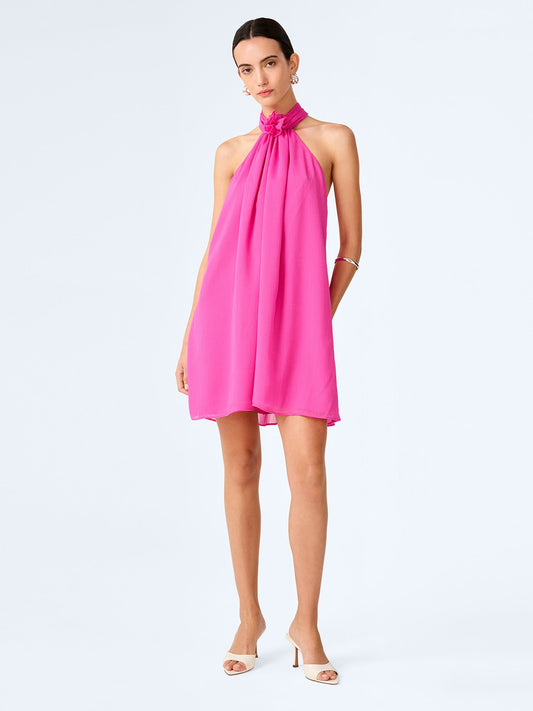 Demi Dress in Raspberry