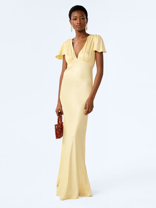Fai Dress in Double Cream