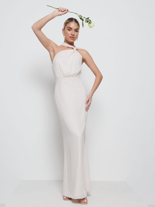 Milly Chiffon Bridesmaid Dress - Champagne