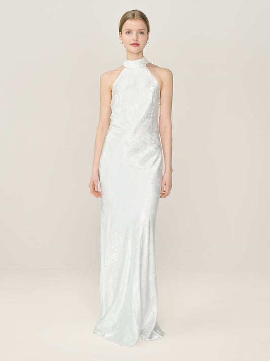 Milos Dress in Ivory