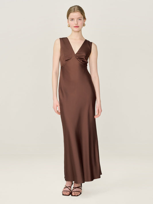 Nova Dress in Chocolate