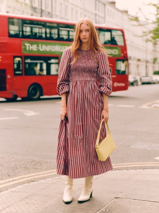 Saint Dress in Blue Stripe