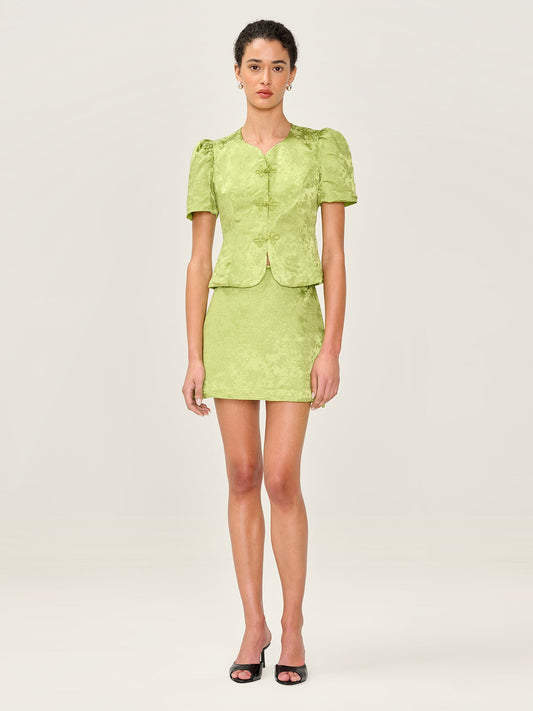 Patty Skirt in Lima Bean
