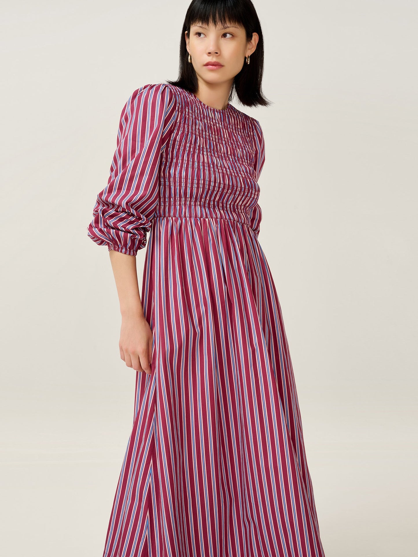 Saint Dress in Blue Stripe