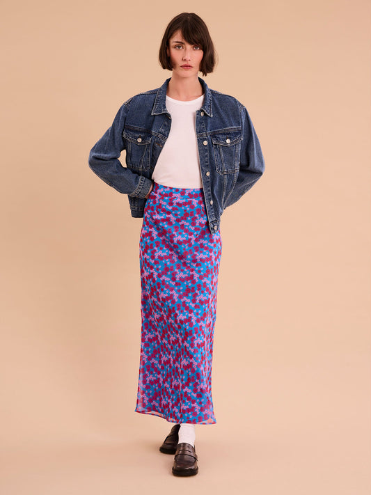 Tabitha Maxi Skirt in Multi Floral