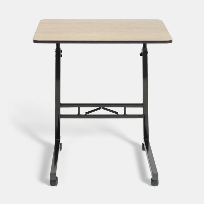 Adjustable C Shape Table - Light Wood 🇬🇧