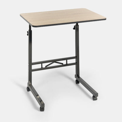 Adjustable C Shape Table - Light Wood 🇬🇧