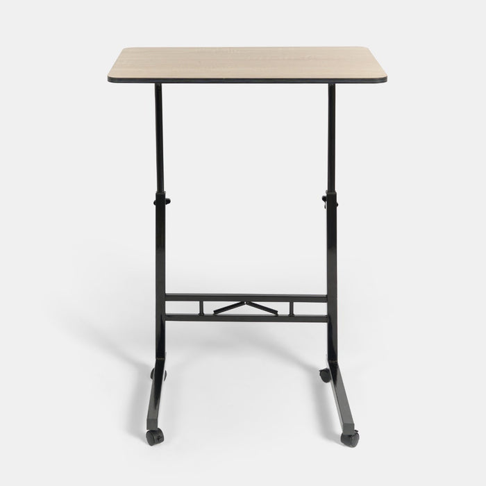 Adjustable C Shape Table - Light Wood 🇬🇧