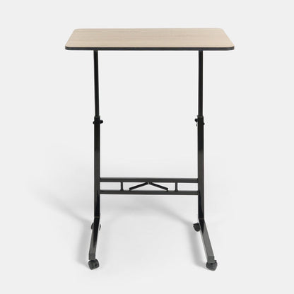 Adjustable C Shape Table - Light Wood 🇬🇧
