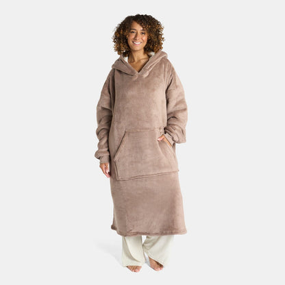 Adults Extra-Long Sherpa Hoodie Blanket 🇬🇧