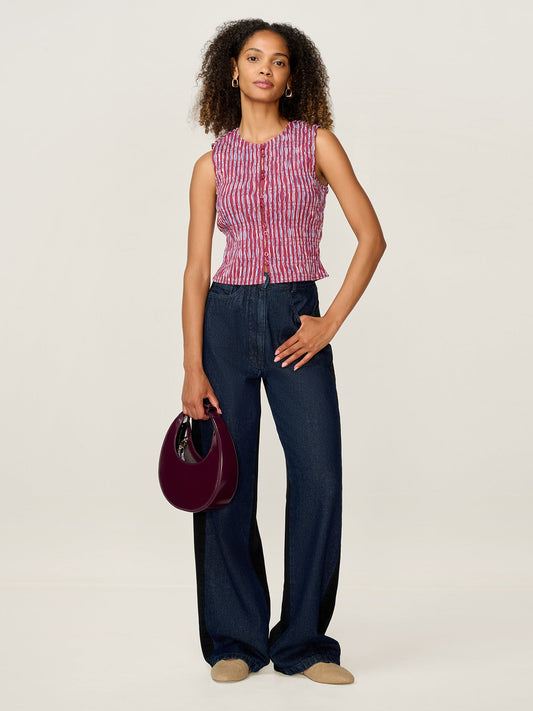 Alana Top in Stripe