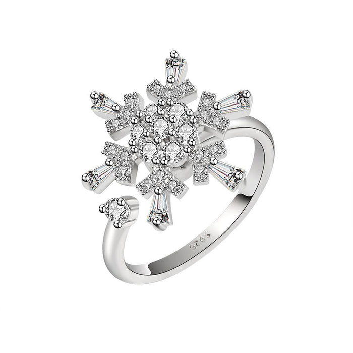 Anxiety Relief S925 Sterling Silver Rotating Ring 🇨🇳