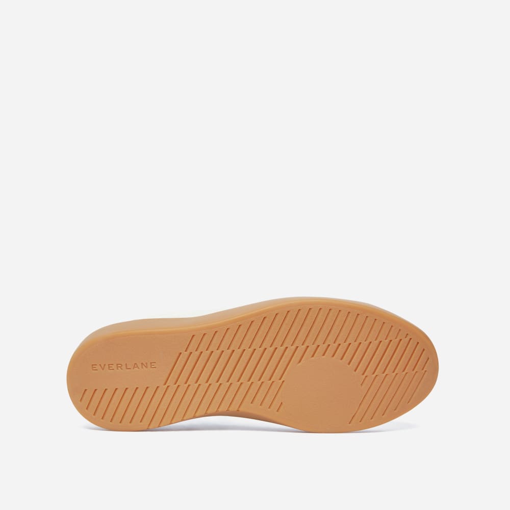 The ReLeather® Tennis Shoe  | White / Gum Sole