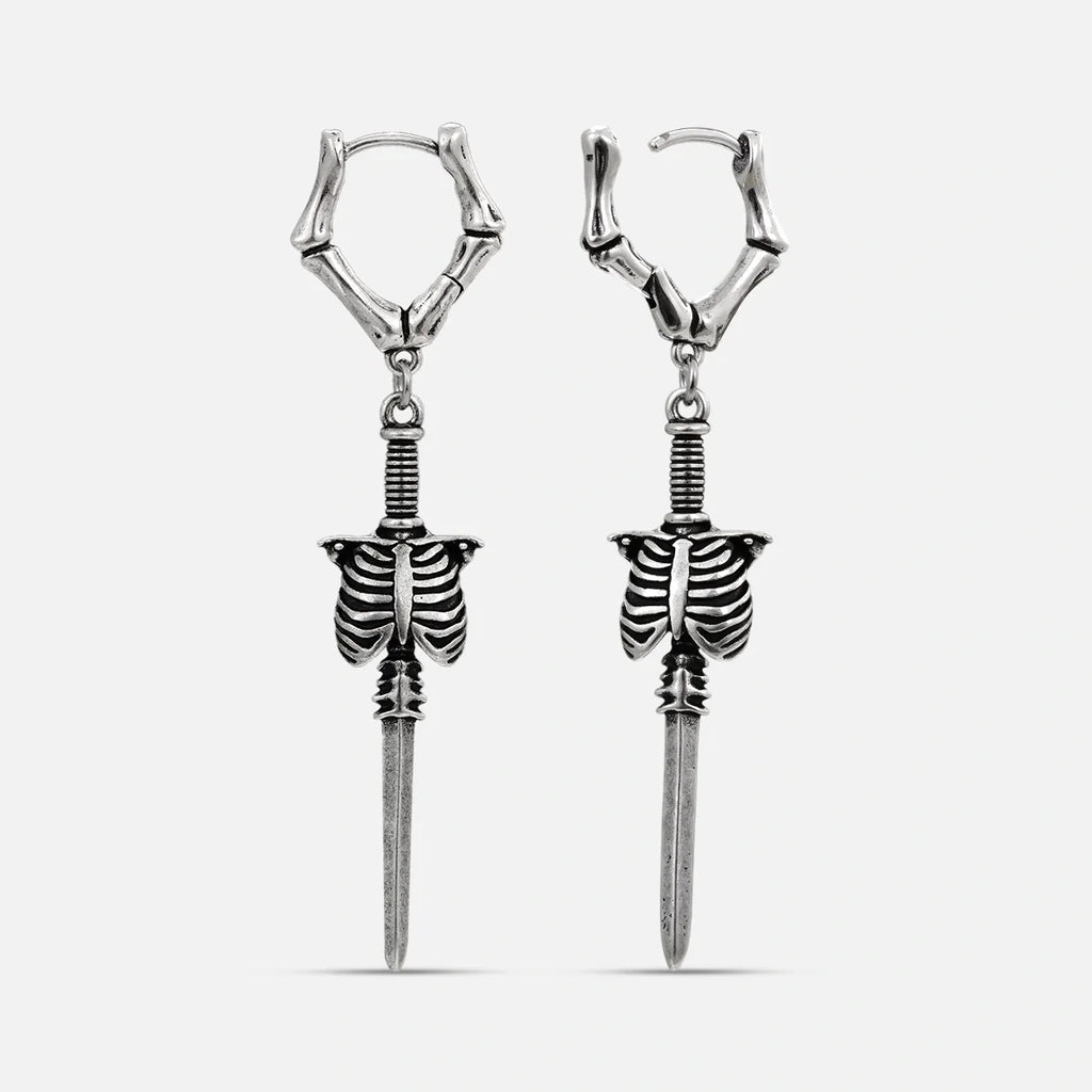 RIBCAGE BLADE EARRINGS