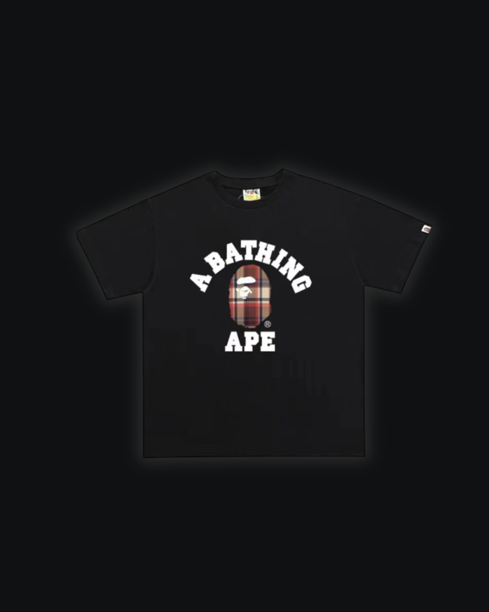 S / Bape X Burberry arched Dark Pattern Black