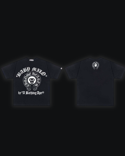 S / Bape X Chrome hearts Milo Black