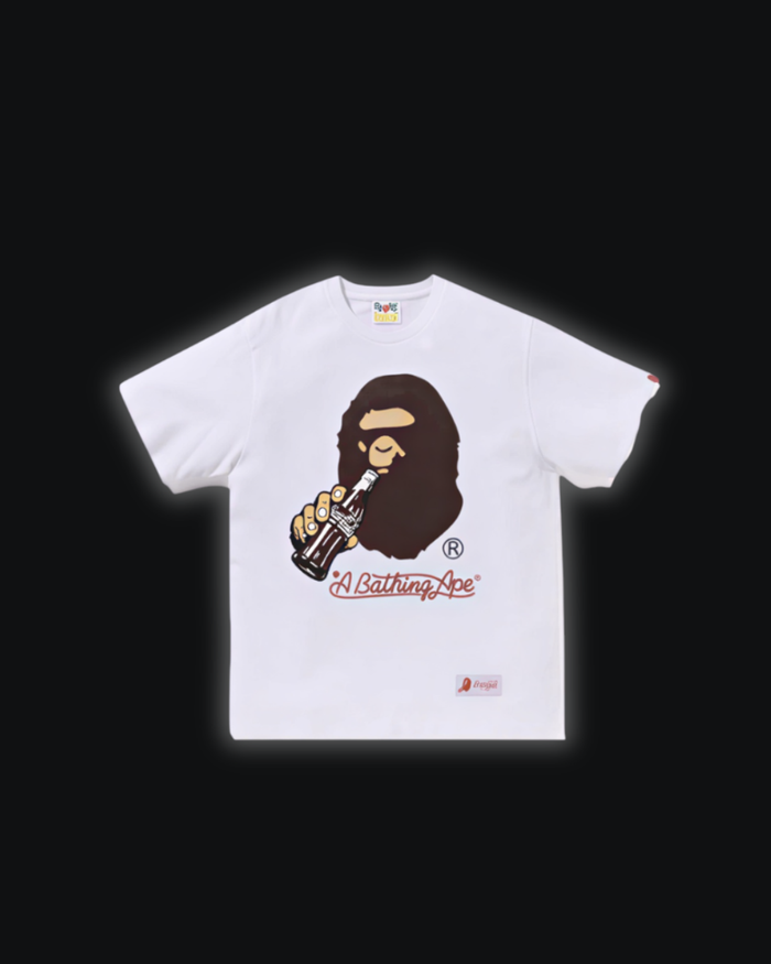 S / Bape X Coca Cola White