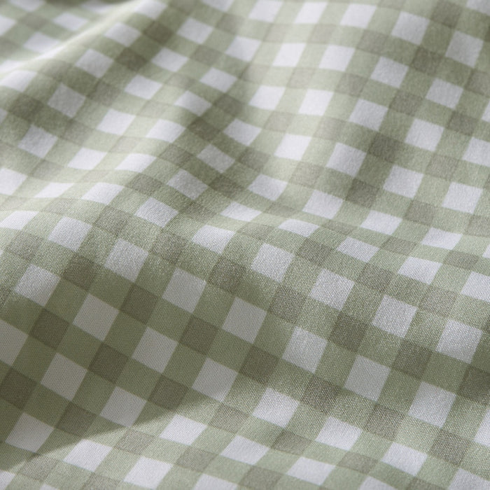 Bee Print Reversible Gingham Duvet Cover Set 🐝🇬🇧