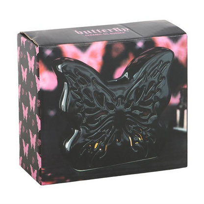 Black Cut-Out Butterfly Oil Burner 🇬🇧